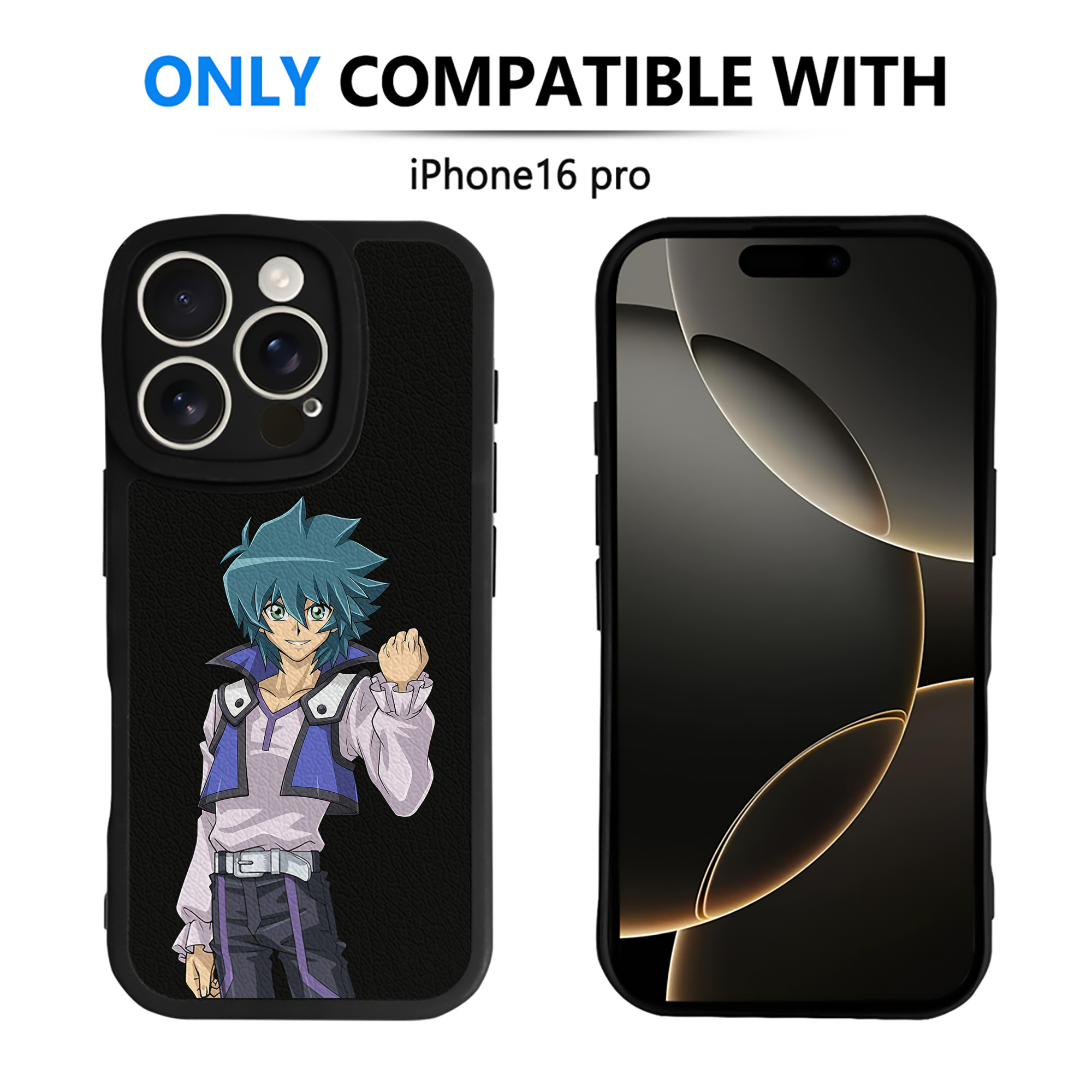 遊☆戯☆王 Yu-Gi-Oh! 【iPhone 16シリーズ対応】シリコンスマホケース（レザー調） 材質：シリコン